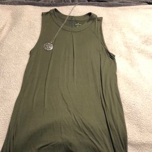 Army green Worthington dress